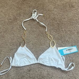 Beach Bunny Paisley Triangle Top. Size XL